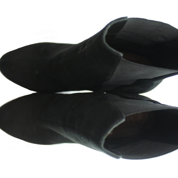ALAIA BLACK SUEDE HIGH HEELED BOOTIES SIZE 9.5 - Picture 5 of 8